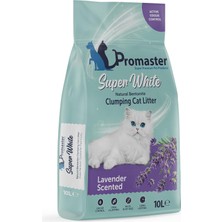 Süper Beyaz Doğal Bentonit Topaklanan Kedi Kumu Lavanta Kokulu 10 Lt