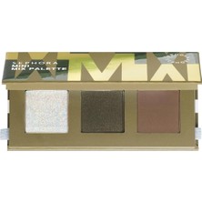 Collection Mini Mix Palette Göz Farı, Grunge Green, Mat & Simli & Pullu Bitişli, 3g