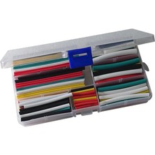 Zauss 140-164-530-750 Parça Heat Shrink Makaron Isıyla Daralan Kablo Tamir Seti (140 Parça)