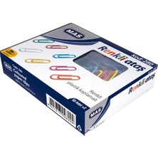 Mas Pvc Kaplı Ataş, Çok Renkli, 28 mm