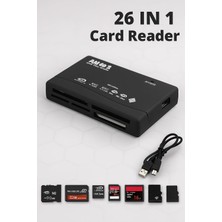 Vip Çoklu Kart Okuyucu 43 In 1 USB Sd Sdhc Mini Micro Sd M2 Mmc Xd Cf