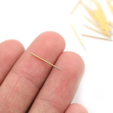 Pogo Pin P50-B1 100 Adet Set Altın Kaplama Yaylı Test Probu Pim 3A 0.5mm Programlayıcı Prob Arm