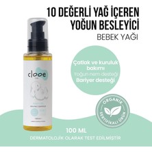 Nemlendirici Vegan Bebek Yağı Organik Sertifikalı Jojoba ve Badem Özlü Konak Karşıtı 100ML