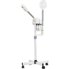 DT-318M Büyüteçli Looplu LED Işıklı Sıcak Buhar Ozonlu Yüz Buhar Makinesi Vapozon - Ayaklı