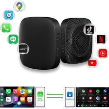 Kablosuz Carplay & Android Auto Akıllı Multimedya Kutusu – Android 10 Tabanlı 2 GB Ram + 32 GB