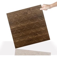 3 Boyutlu Duvar Paneli Kabartmalı Retro Desenli Pvc 41X41 Cm/ 6 Adet /1 M²