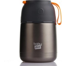 Baby Plus Vakumlu Çift Taraflı Bebek Mama Saklama Termosu 450 ml