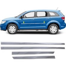 Melexı Fiat Freemont 2011 ve Üzeri Için Krom Yan Kapı Koruma Çıtası 4 Kapı