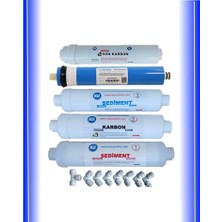 Nsf-Vontron Membranlı-Ihlas Aura Cebilon-Silver ve Tüm Kapalı Kasa Su Arıtma Cihazı Filtresi,5