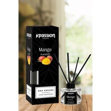 Passion Mango Kokulu Bambu Çubuklu Oda Kokusu Kalıcı Ev & Banyo Için Etkili Bambu Çubuğu Ortam