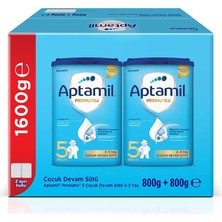 Aptamil 5 Prebiyotikli Çocuk Devam Sütü 800 x 2 Adet 1600 gr