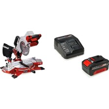Te-Ms 18/210 Li - Solo, Akülü Gönye Kesme ve Einhell 18V 4,0 Ah Pxc Starter Kit (Başlangıç Set