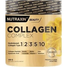 Collagen Complex Powder | 5 Tip Kolajen (Tip I, Iı, Iıı, V, X) | Hyalüronik Asit, Elastin, C Vitami