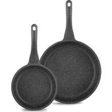 Focus Döküm Granit 2'li Tava Seti (20CM+28CM)