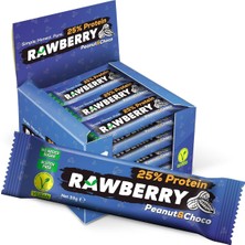 %25 Protein Bar, Sağlıklı Atıştırmalık, Yer Fıstıklı ve Ham Kakaolu, Ilave Şekersiz, Veg