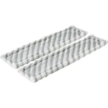 Home And Garden Glassvac Akülü Cam Temizleme Makinesi ile Uyumlu Yedek Mikrofiber Bez, Beyaz