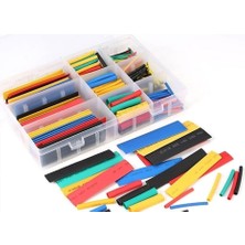 328 Parça Kutulu Heat Shrink Makaron Daralan Kablo Tamir Seti - Globe Elektrik Bant Hediyeli