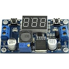 Robocombo LM2596 Göstergeli Ayarlanabilir Voltaj Regülatör Kartı