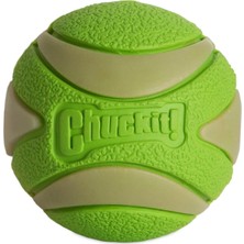 Chuckit! Max Glow Squeaker Gece Parlayan Sesli Köpek Oyun Topu - Yüksek Zıplama Gücü, Doğal Ka