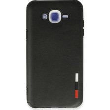 Eseno Select Samsung Galaxy J7 Kılıf Loop Deri Silikon - Siyah