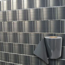 Pankor Panel Çit Pvc Koruma Bantları 50 Metre (14CM, Antrasit)