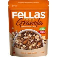 Protein Granola Karışık Kuruyemiş ve Kakao 270 gr