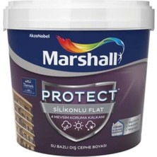 Protect Silikonlu Flat Dış Cephe Boyası, K8 Renk, 2,5l