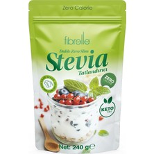 Double Zero Slim Stevia Lı Tatlandırıcı 240 G, 1 Paket Ketojenik/vegan Diyete Uygundur