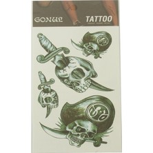 Kuru Kafa Tattoo Dövme Sticker