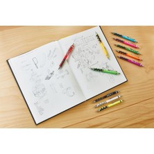 Tikky Versatil, Uçlu Kalem 0.5 Mm, Kırmızı | Yorulmadan Yazma ve Ayrıntılı Eskiz Için Kırı
