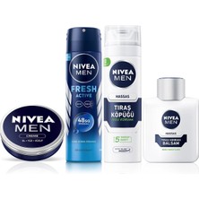 Men Erkek Hassas Tıraş Köpüğü 200 ml + Hassas Tıraş Sonrası Balsam Hassas 100 ml + Sprey De