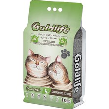 Life Aktif Karbonlu Sandal Ağacı Kokulu Topaklanan Bentonit Ince Taneli Kedi Kumu 10 Lt