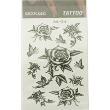 Gül Tattoo Dövme Sticker