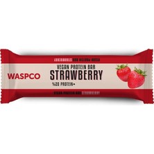 Waspco Vegan Çilekli Protein Bar 40G