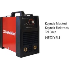 Gekamac Power Arc 200 Pro Inverter Kaynak Makinası +Kaynak Maskesi+Elektrodu Fırçası Hediyeli