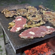 Doğal Bazalt Mangal ve Barbekü Taşı, Pizza,fırın Taşı, Ekmek, 35×35 cm – Doğal Bazalt Pi