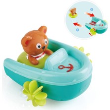 Hape Kurmalı Yüzen Ayıcık Banyo Oyuncak Seti – Bebek ve Çocuk Küvet ve Duş Oyuncağı