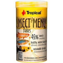 Insect Menü Flakes Böcek Özlü Pul Balık Yemi
