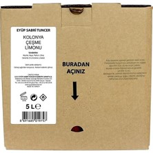 Limon Kolonyası 5 Lt Dökme Paket x 3 Adet