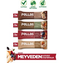 Kuruyemiş Bar Karışık Paket 30 G x 12 Adet (4 Çeşit)
