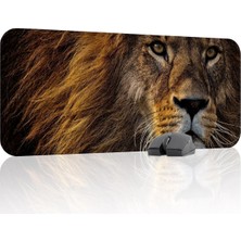Aslan Oyuncu Gaming Mouse Pad Kauçuk Kaymaz Taban Mousepad (V5, 70X30 Xl)