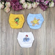 Bejamonti 3'lü Organik Sızdırmaz Alıştırma Külotleri, Unisex, Çeşitli Renkler ve Yaş Grupl