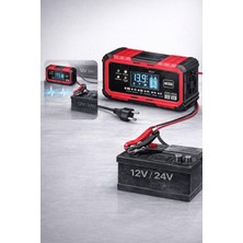 Auhma AOC22 Akü Şarj ve Onarım Cihazı - 12V 15A-24V 8A Otomatik Seçim Dijital Ekran