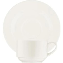 Banquet Çay Fincanı, 280 Cc, 16 Cm, Krem, 6'li Set