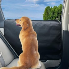 Köpekler Için 2 Adet Araba Kapı Koruyucusu Su Geçirmez Çizilmez Evcil Hayvan Araba Kapı Örtü