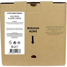 Eyüp Sabri Tuncer Limon Kolonyası 5 Lt Bag In Box Endüstriyel