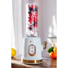 Liçi Smoothie Blender Öğütücü Fonksiyonlu Çift Şişeli Smothie Blender LC-SBL01 Su Yeşili