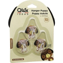 sbodurhome 3pcs Puppy Askı Şeffaf Askı Yapışkanlı Montaj BX40