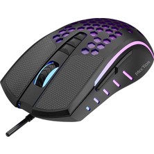 GM015 | Siyah | Gaming Mouse | Ergonomik Tasarım | 6400 Dpı
