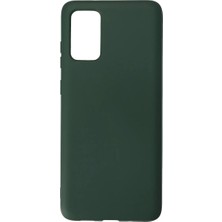 Eseno Select Samsung Galaxy S20 Plus Kılıf Nano Içi Kadife Silikon - Koyu Yeşil